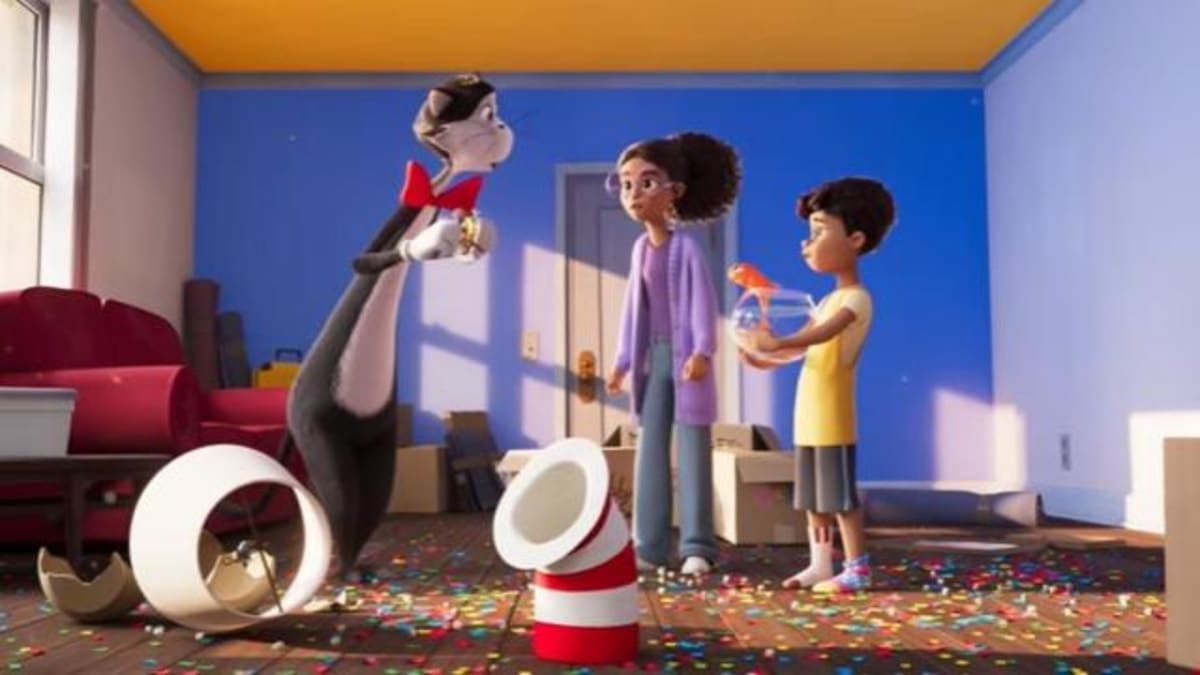 The Cat in the Hat Trailer Turns Dr. Seuss Icon Into a Bill Hader Agent of Chaos - AOL