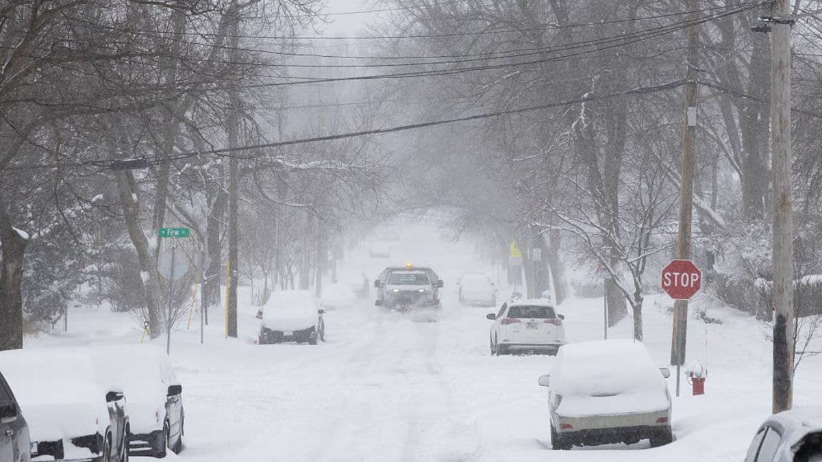 Winter Storm Warning Issued as Nearly 5 Feet of Snow, 40-Degree ...