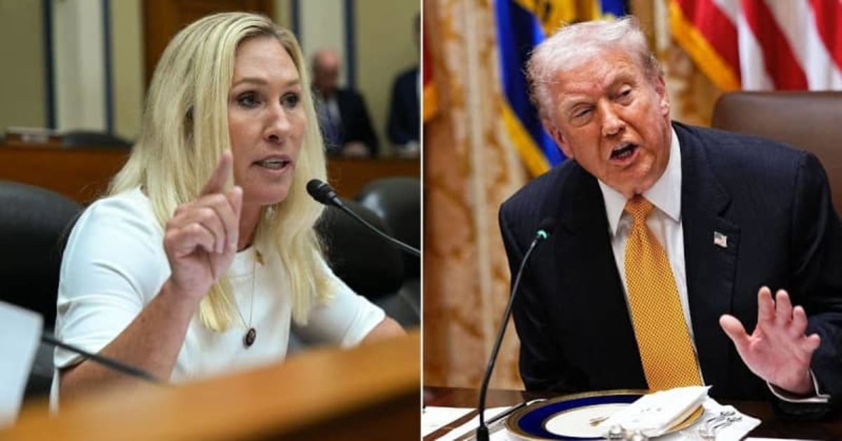 Marjorie Taylor Greene Claims Trump Sent an 'Extremely Unkind' Message ...