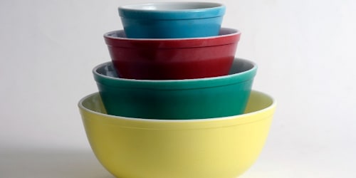 That vintage Pyrex bowl in your cabinet could fetch hundreds — if it's the right color