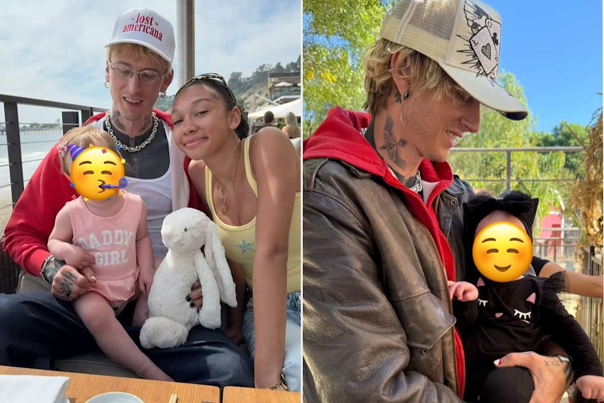 MGK Celebrates Daughter Saga Blade's First Birthday with Never-Before ...