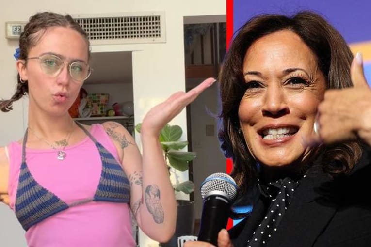 Kamala Harris' stepdaughter Ella Emhoff poses in bikinis she made for Florida trip 