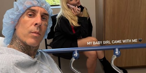 Travis Barker reveals reason for surgery after sharing hospital photos with his wife and daughter
