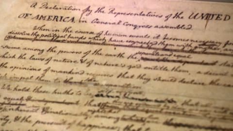New Library of Congress exhibit features rare draft of Declaration of Independence