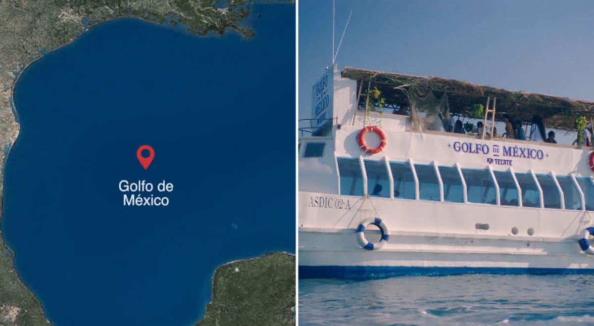 Trump renamed the Gulf of Mexico, so a Mexican beer brand anchored ...