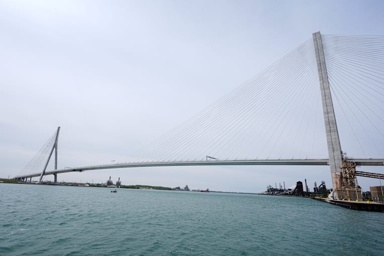 US-Canada bridge has been years in the making. But tension between countries is sapping the joy