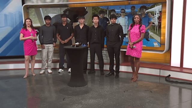Local high school students joining 'hands across borders'