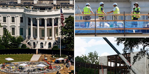 Trump says ballroom will be built with ‘nuclear concrete’ so Democrats can’t tear it down