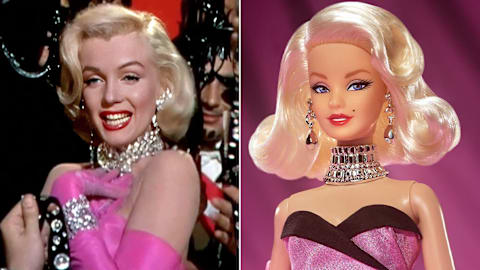 Barbie celebrates Marilyn Monroe's 100th birthday with doll inspired by 'Gentlemen Prefer Blondes'