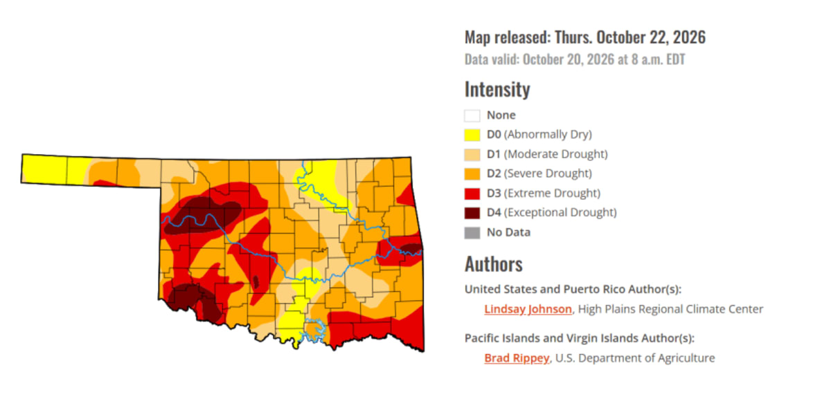 Drought map shows impact of last week’s rainfall