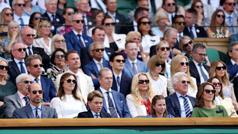 Prince William and Kate Middleton serve up family fun at Wimbledon with kids George and Charlotte
