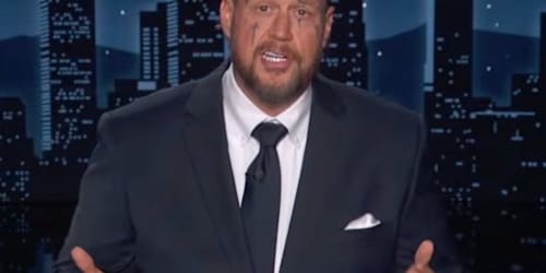 Jelly Roll confuses viewers with his jabs at Trump on 'Kimmel'