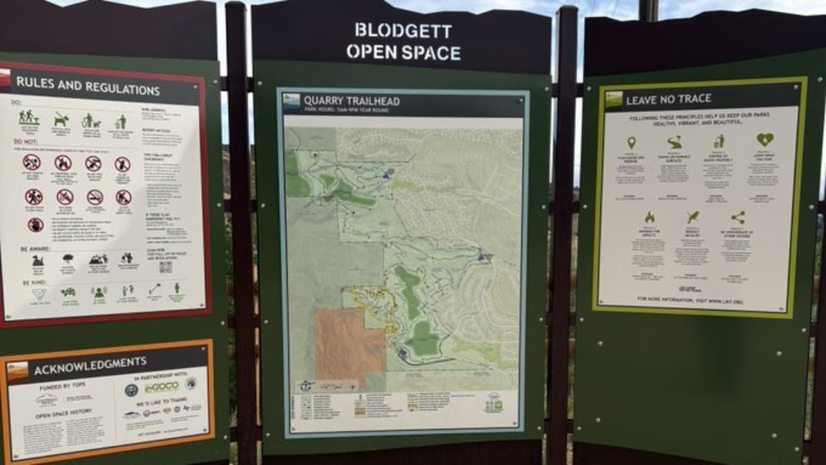 New Trailhead opens at Blodgett Open Space - AOL