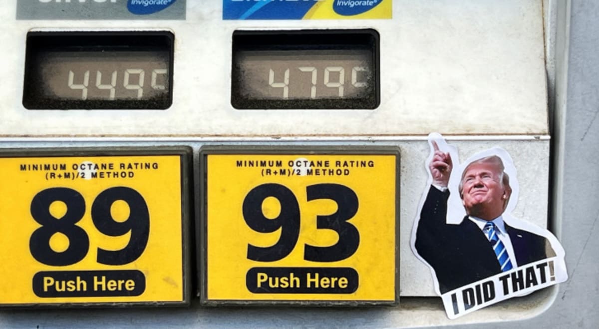 Protecting Leader Trump asked why Obama wasn't protecting Americans from $3.85 gas in ...