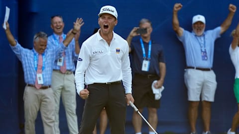 Michael Brennan wins Wyndham Championship and qualifies for PGA Tour postseason